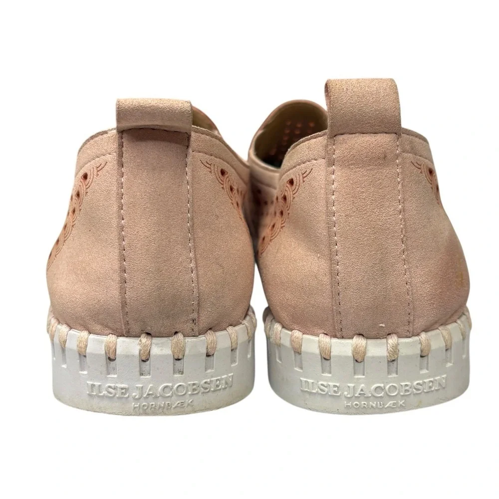 Ilse‎ Jacobsen Tulip Slip On Perforated Comfort Casual Lightweight Shoes Rose 40